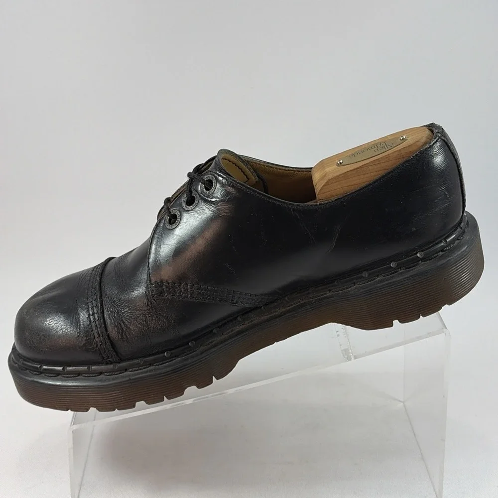 Vintage Dr. Martens Made In England 8266 Cap Toe Shoes Men's Sz UK9 US10 Leather